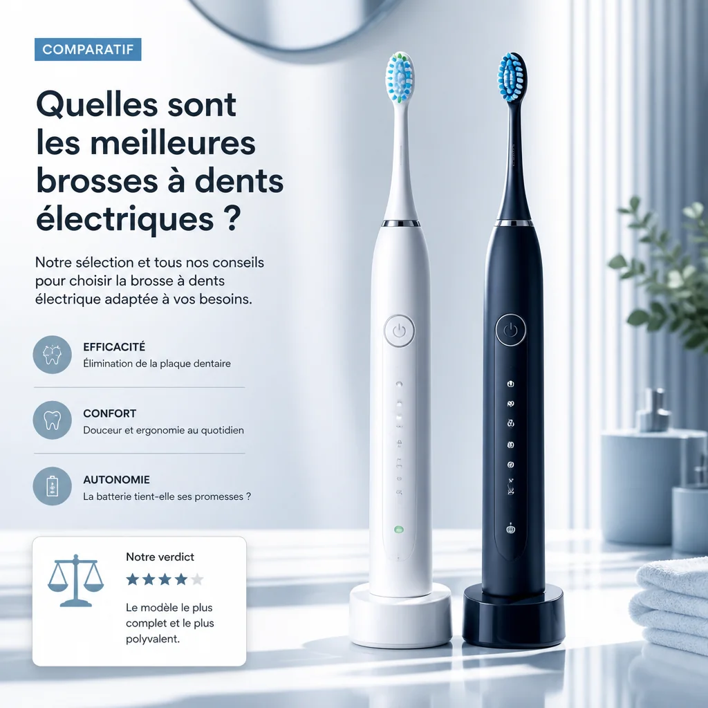 Comparatif meilleur brosse a dent electrique