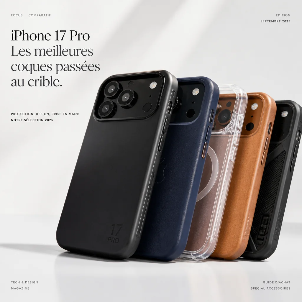 Comparatif meilleur coque iphone 17 pro