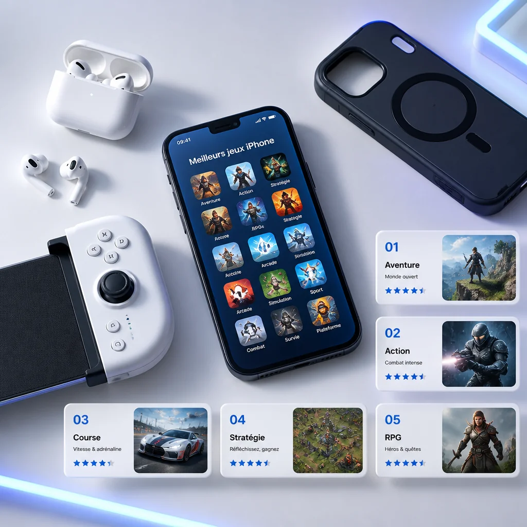 Comparatif meilleur jeux iphone
