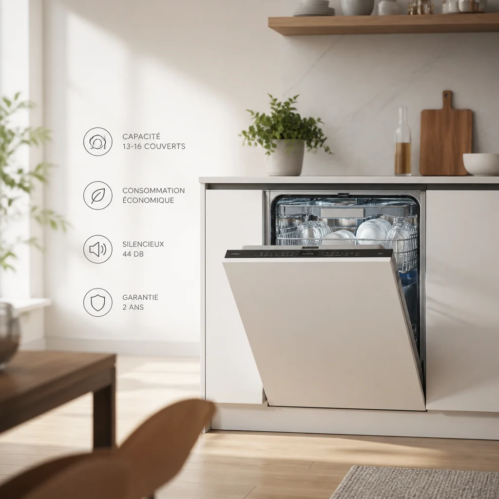 Comparatif meilleur lave vaisselle encastrable