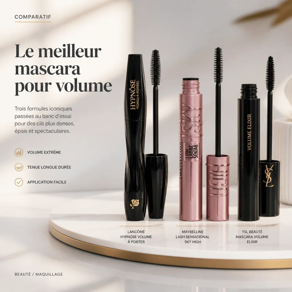 Comparatif meilleur mascara pour volume