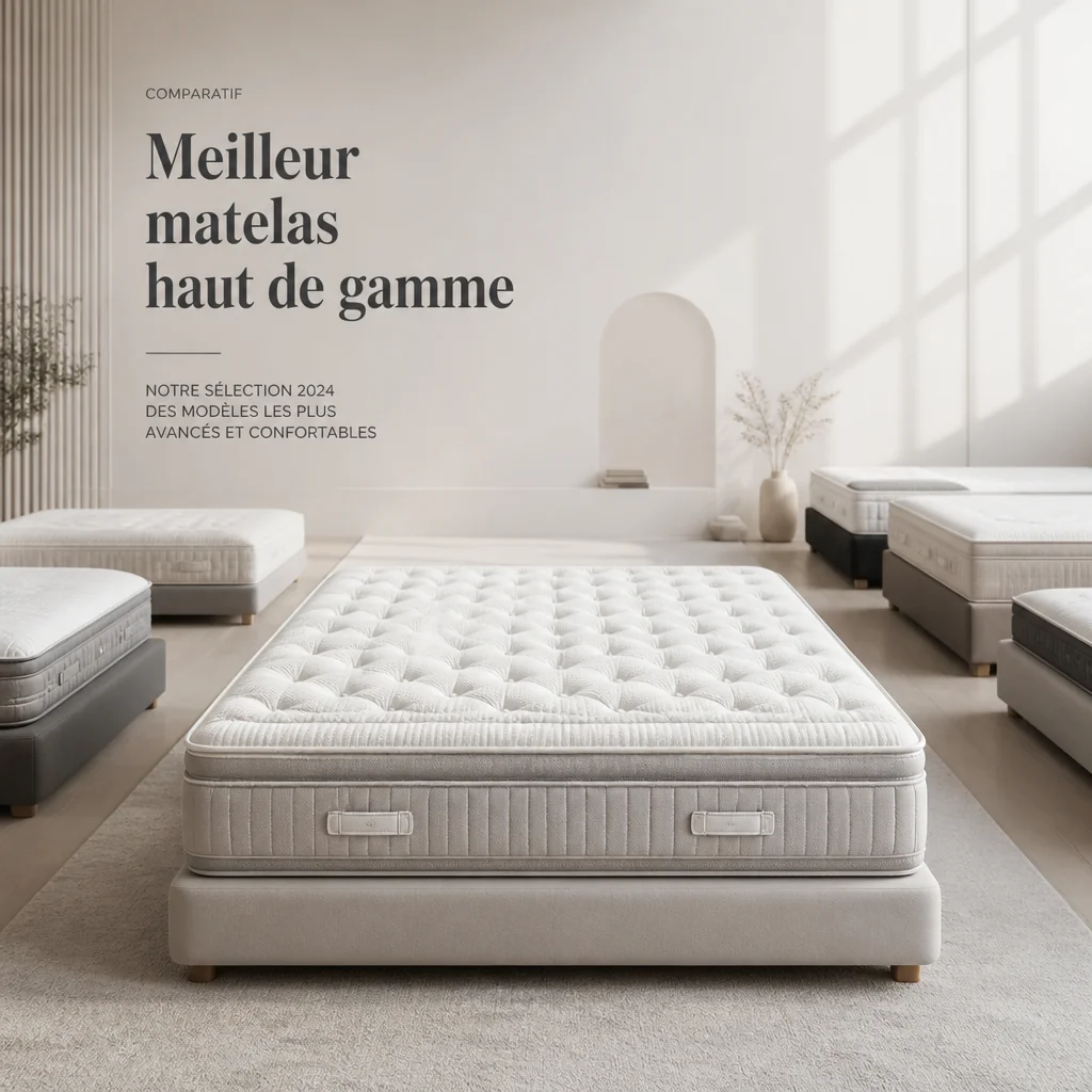 Comparatif meilleur matelas haut de gamme