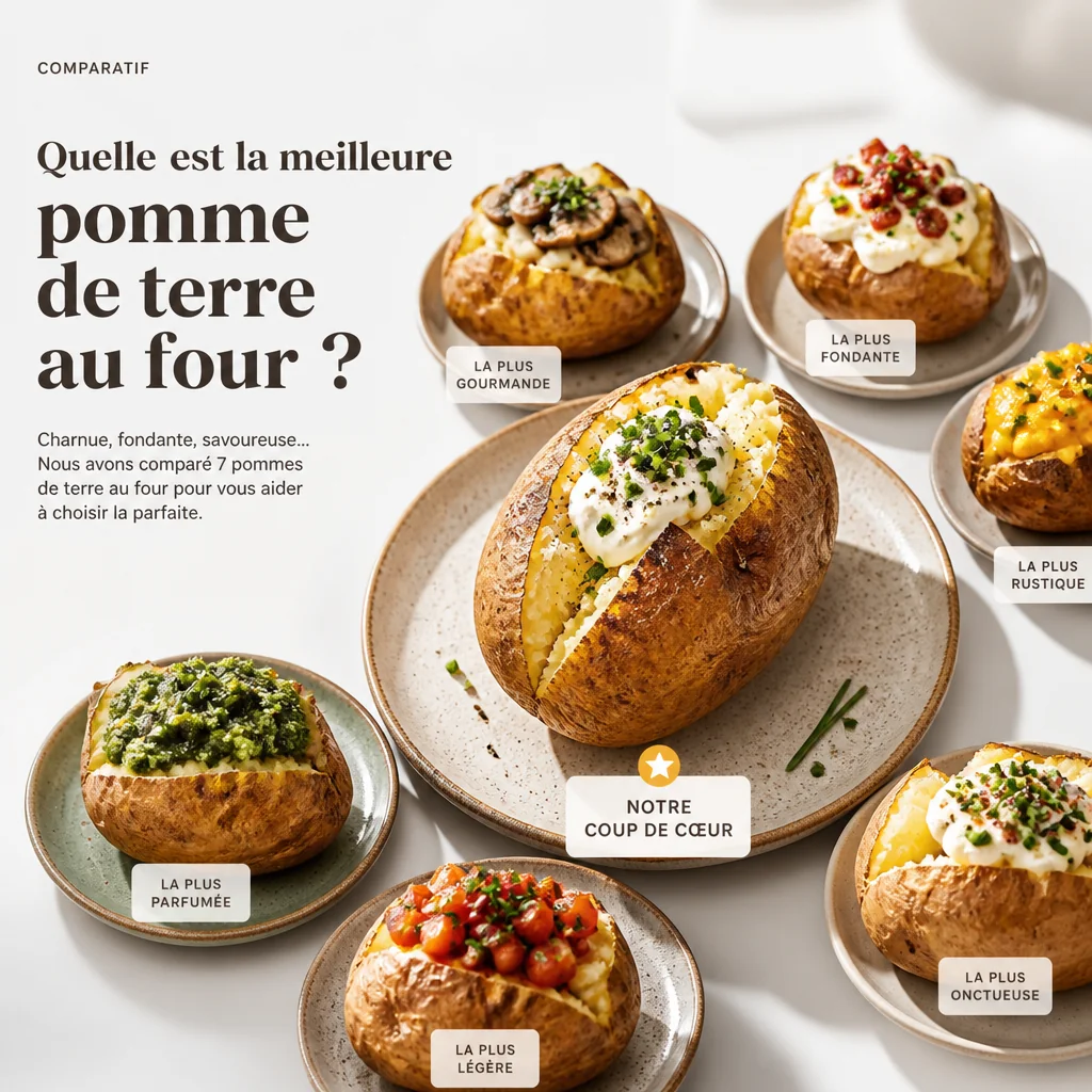 Comparatif meilleur pomme de terre au four