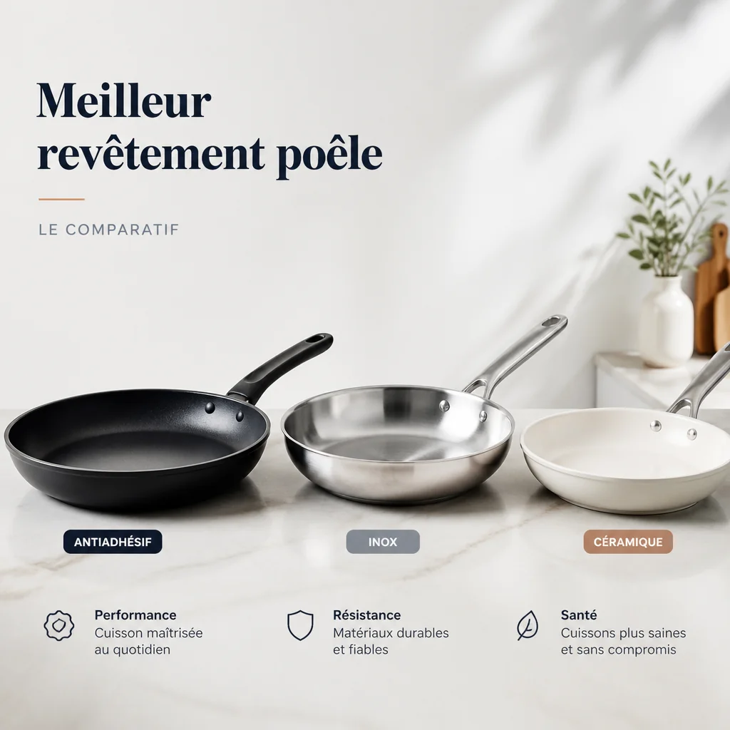 Comparatif meilleur revetement poele