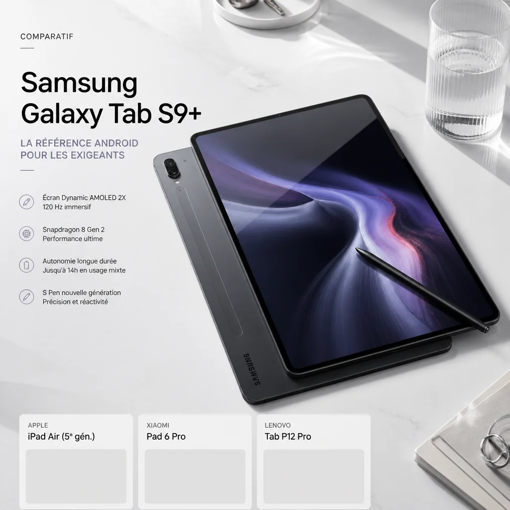 Comparatif meilleur tablette samsung