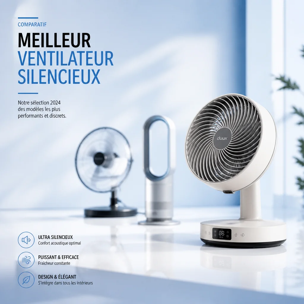 Comparatif meilleur ventilateur silencieux